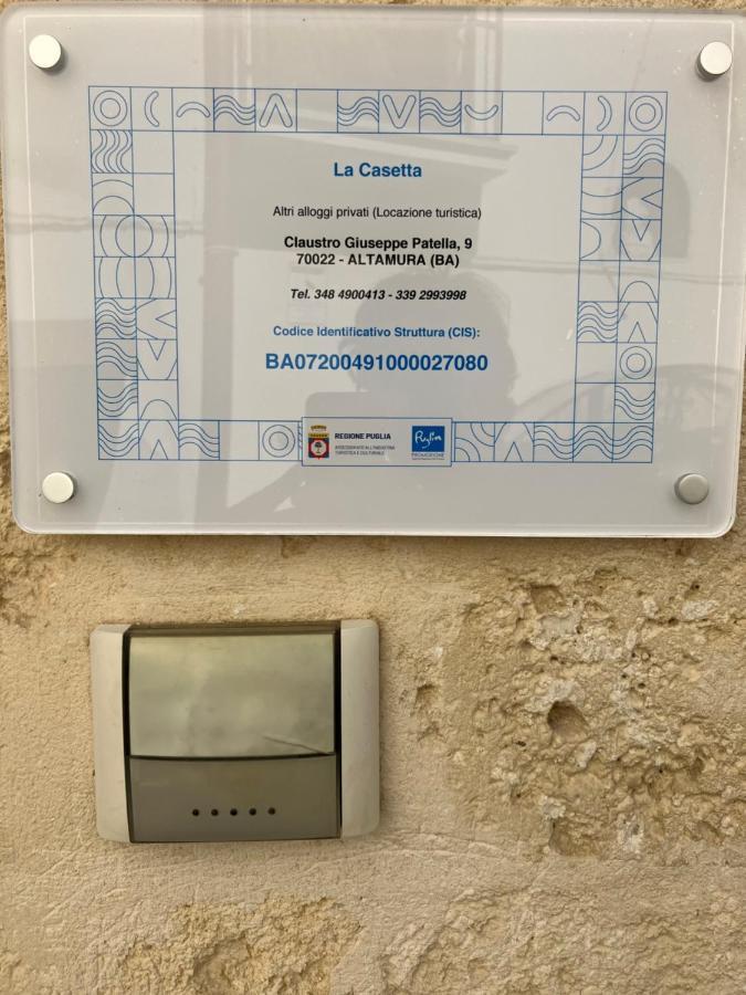 La Casetta ألتامورا المظهر الخارجي الصورة